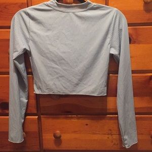 Blue Long sleeved top